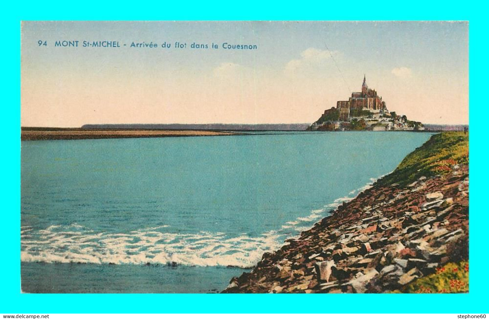 A891 / 275 50 - LE MONT SAINT MICHEL Arrivée Du Flot Dans Le Couesnon - Le Mont Saint Michel
