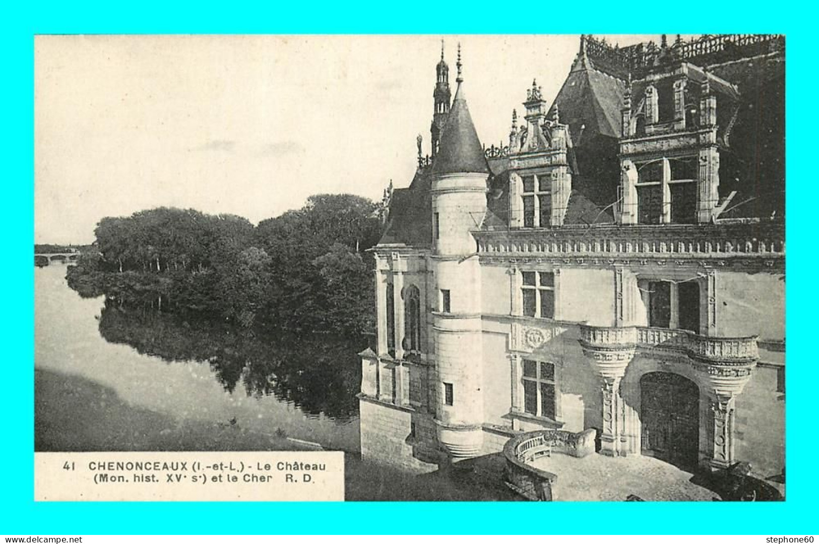 A892 / 495 37 - CHENONCEAUX Chateau Et Le Cher - Chenonceaux
