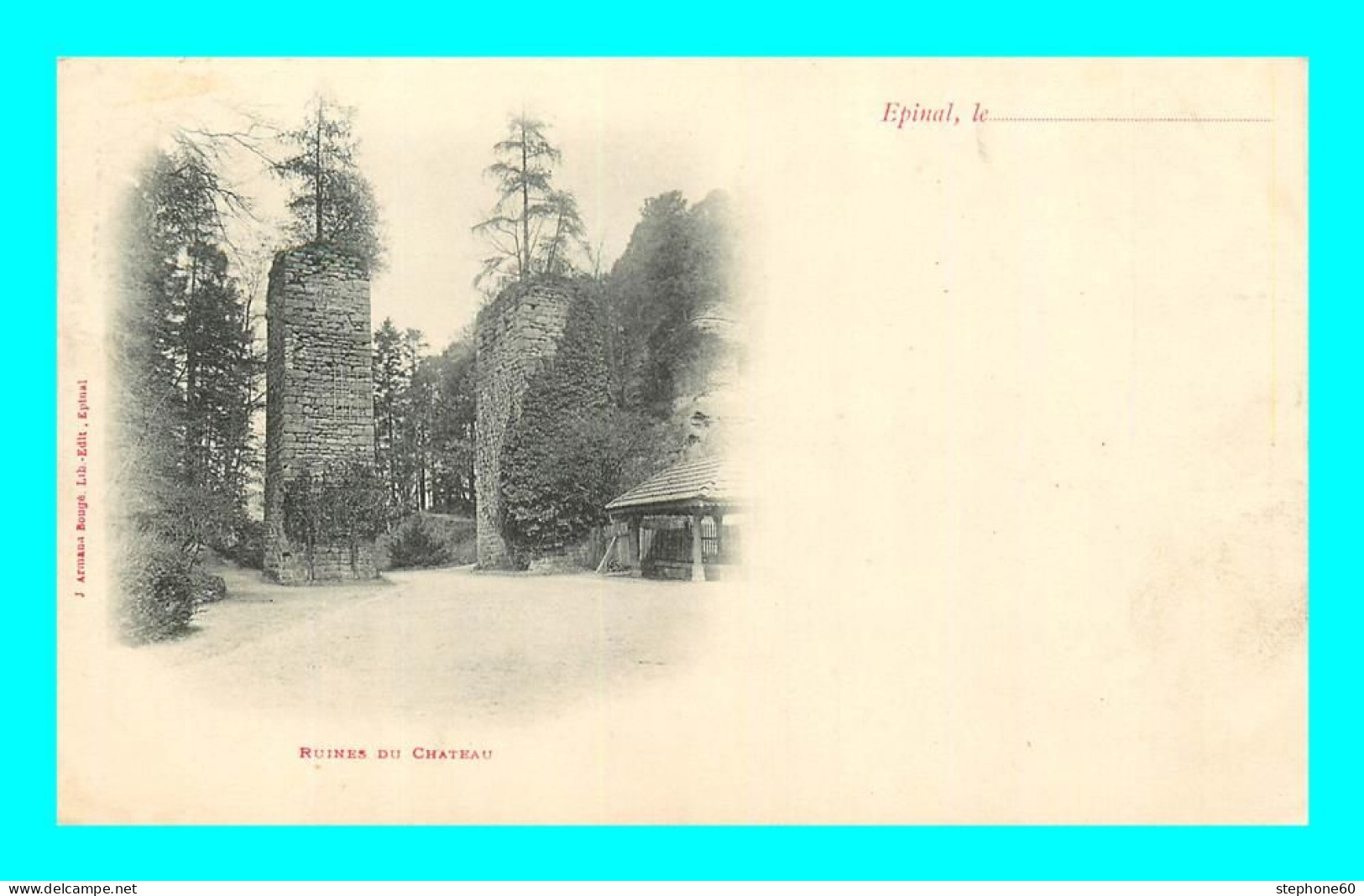 A893 / 277 88 - EPINAL Ruines Du Chateau - Epinal