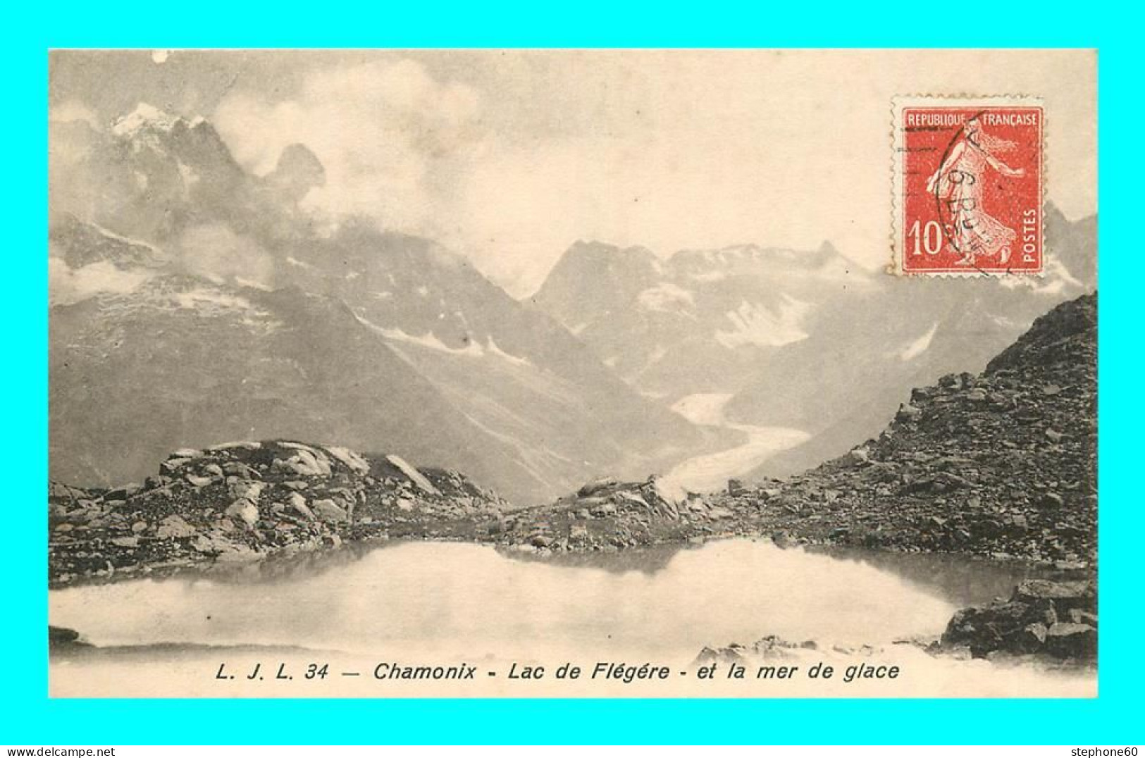 A892 / 055 74 - CHAMONIX Lac De Flegere Et Mer De Glace - Chamonix-Mont-Blanc