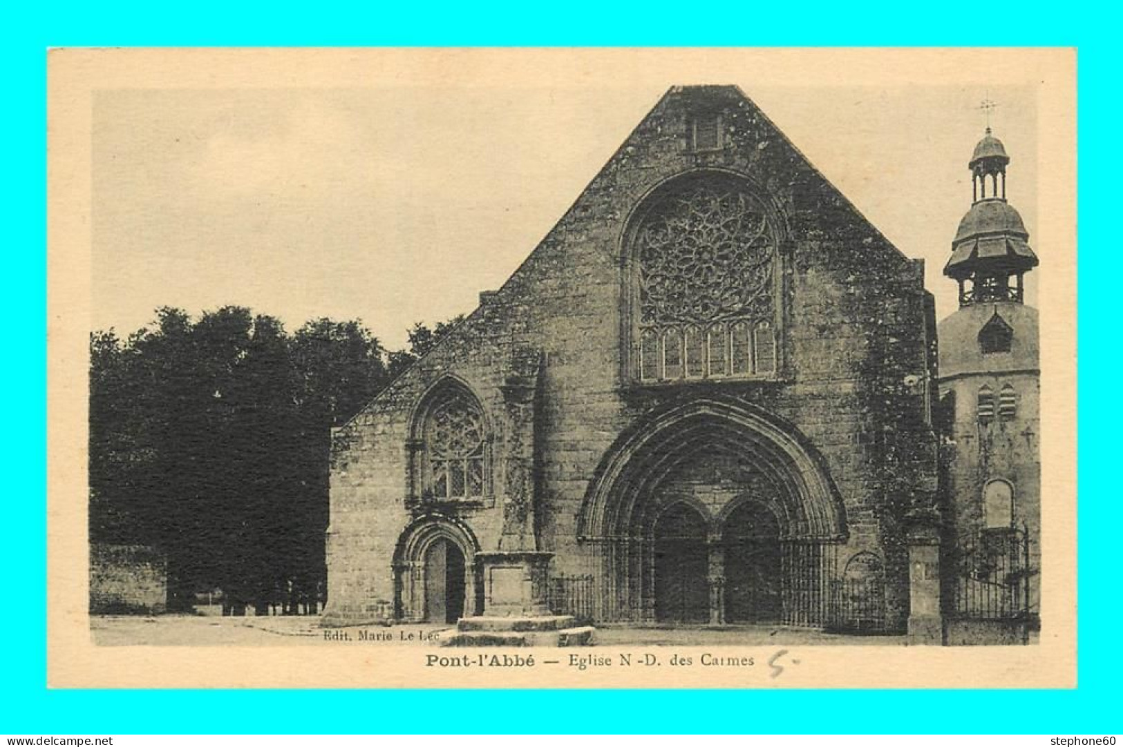 A892 / 127 29 - PONT L'ABBE Eglise Notre Dame Des Carmes - Pont L'Abbe