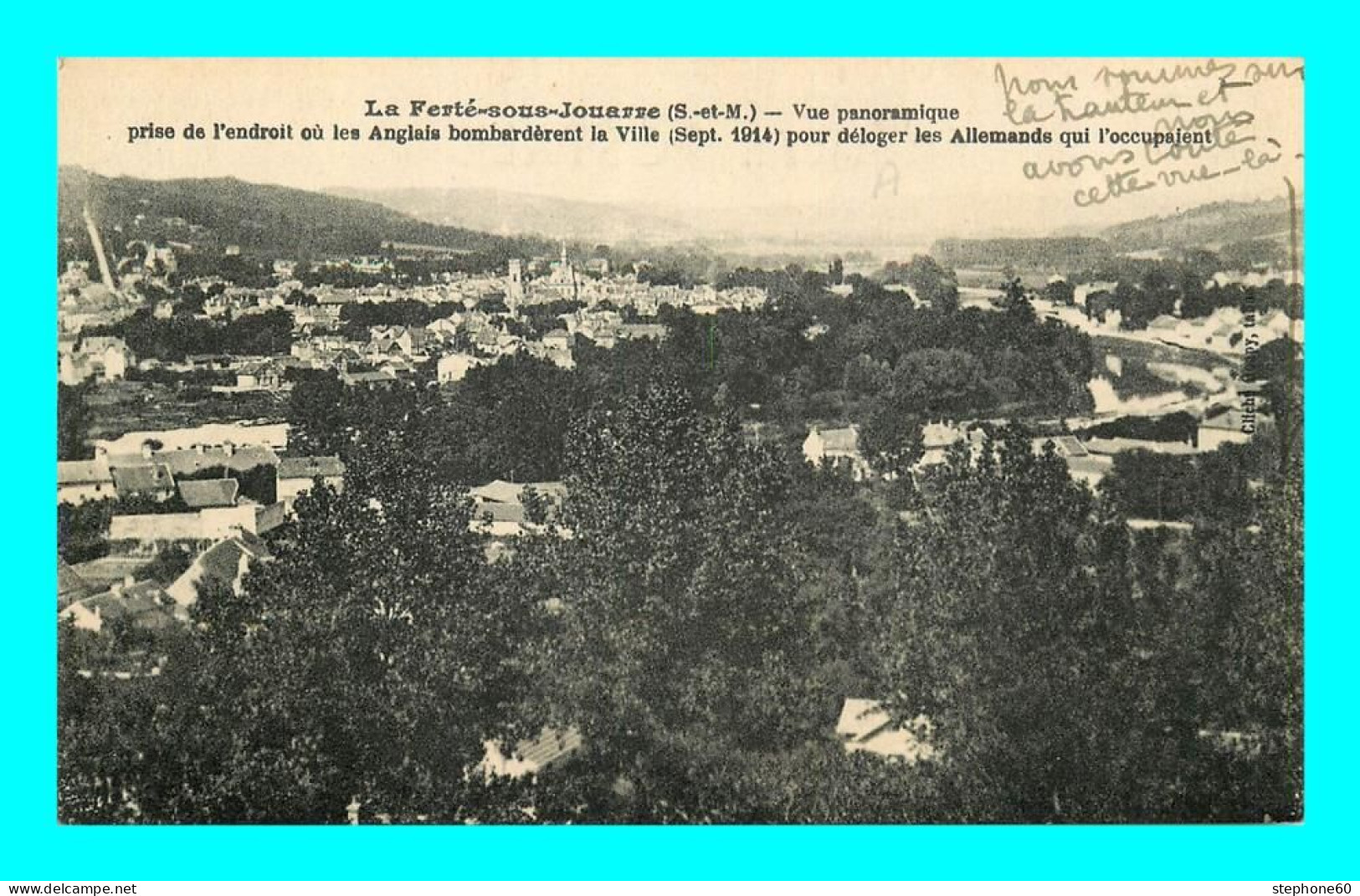 A892 / 287 77 - LA FERTE SOUS JOUARRE Vue Panoramique Vers La Place De La Republique - La Ferte Sous Jouarre