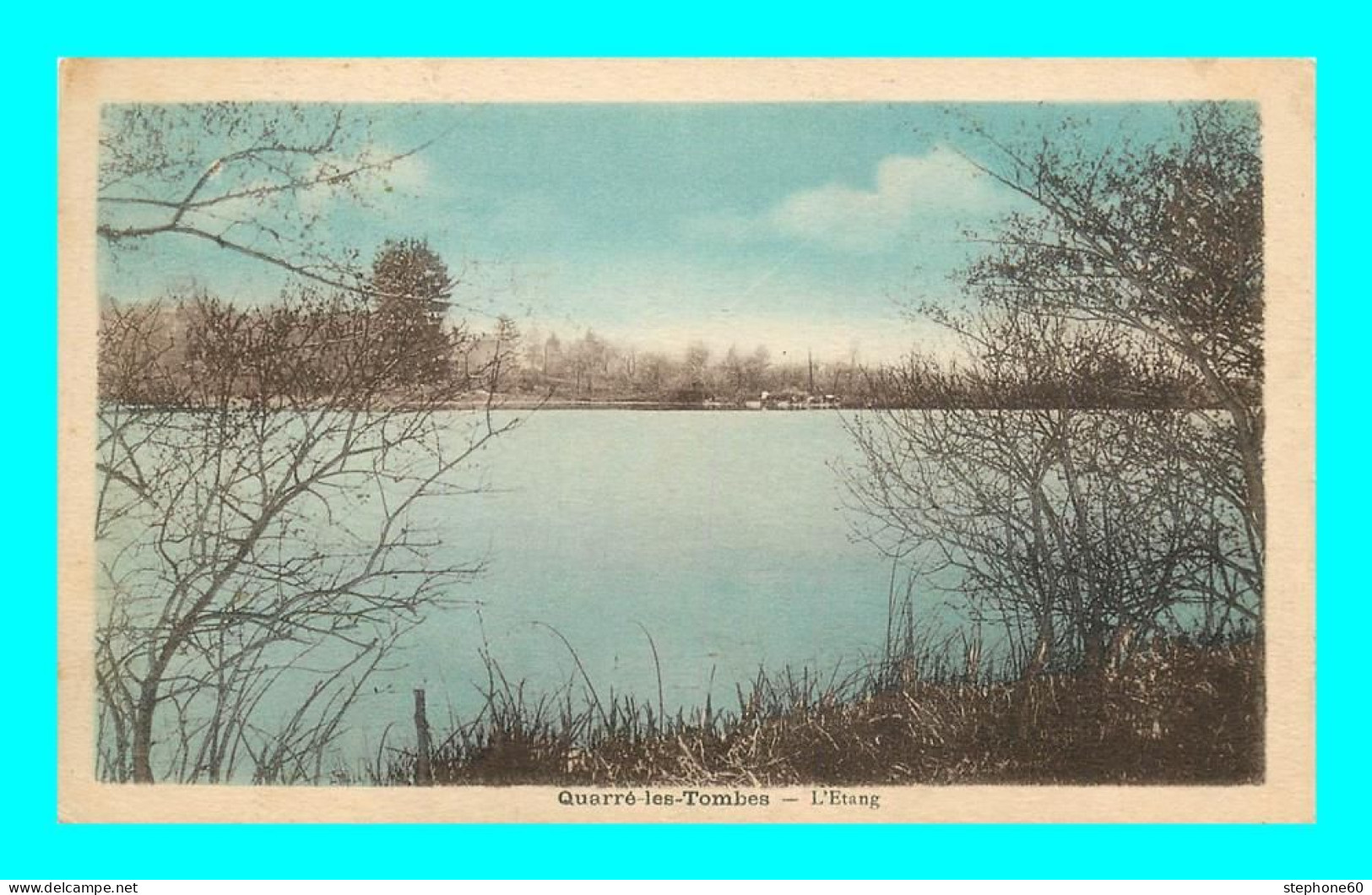 A892 / 387 89 - QUARRE LES TOMBES Etang Du Parc - Quarre Les Tombes