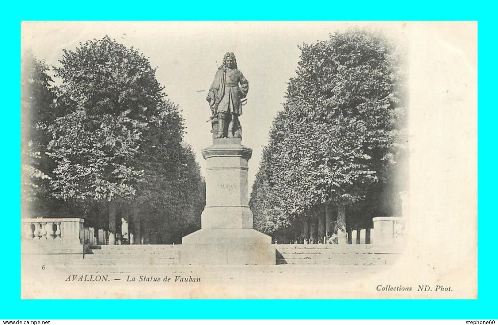 A892 / 347 89 - AVALLON Statue De Vauban - Avallon