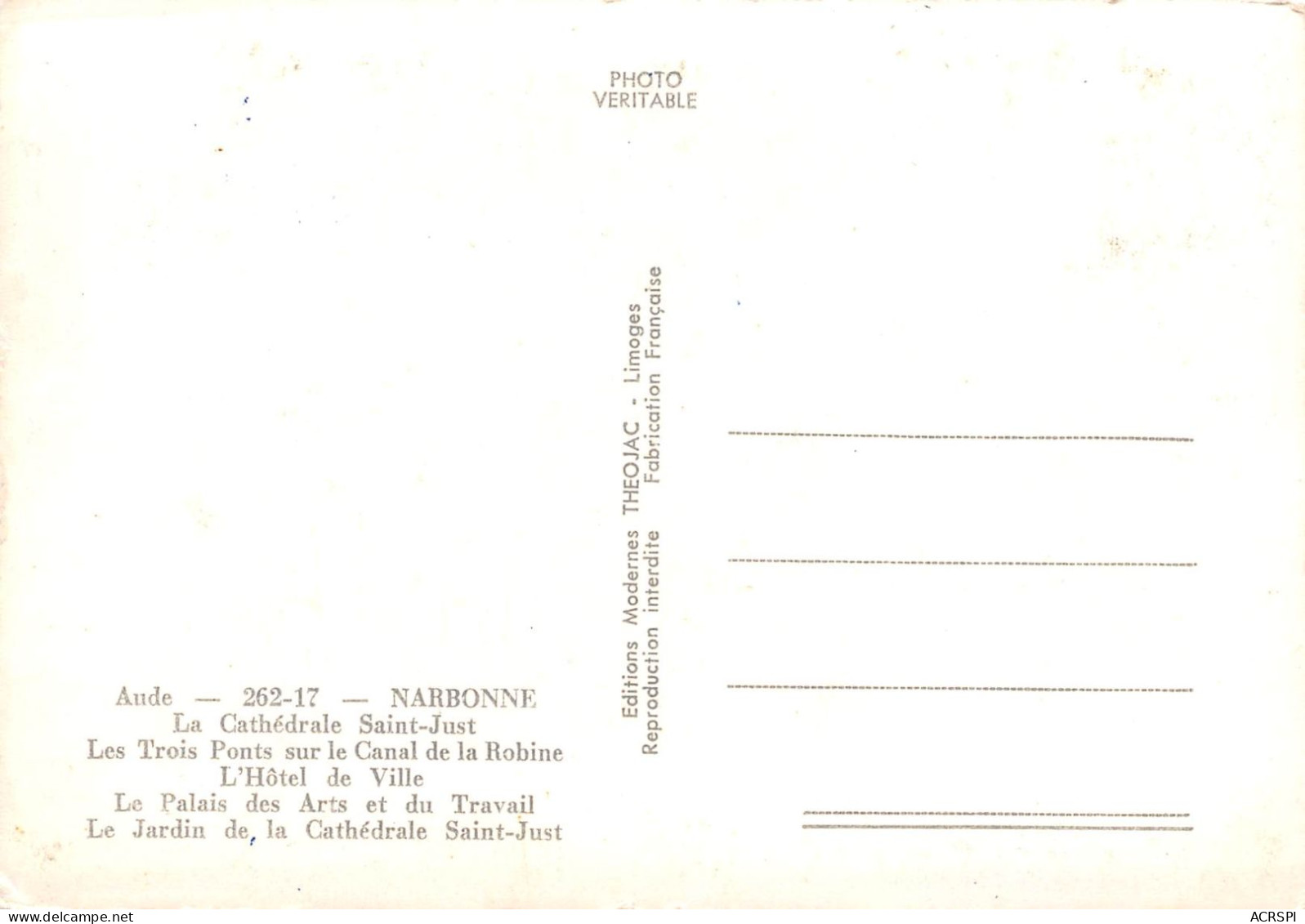 11 NARBONNE  Multivue  (Scan R/V) N°   24   \MR8079 - Narbonne