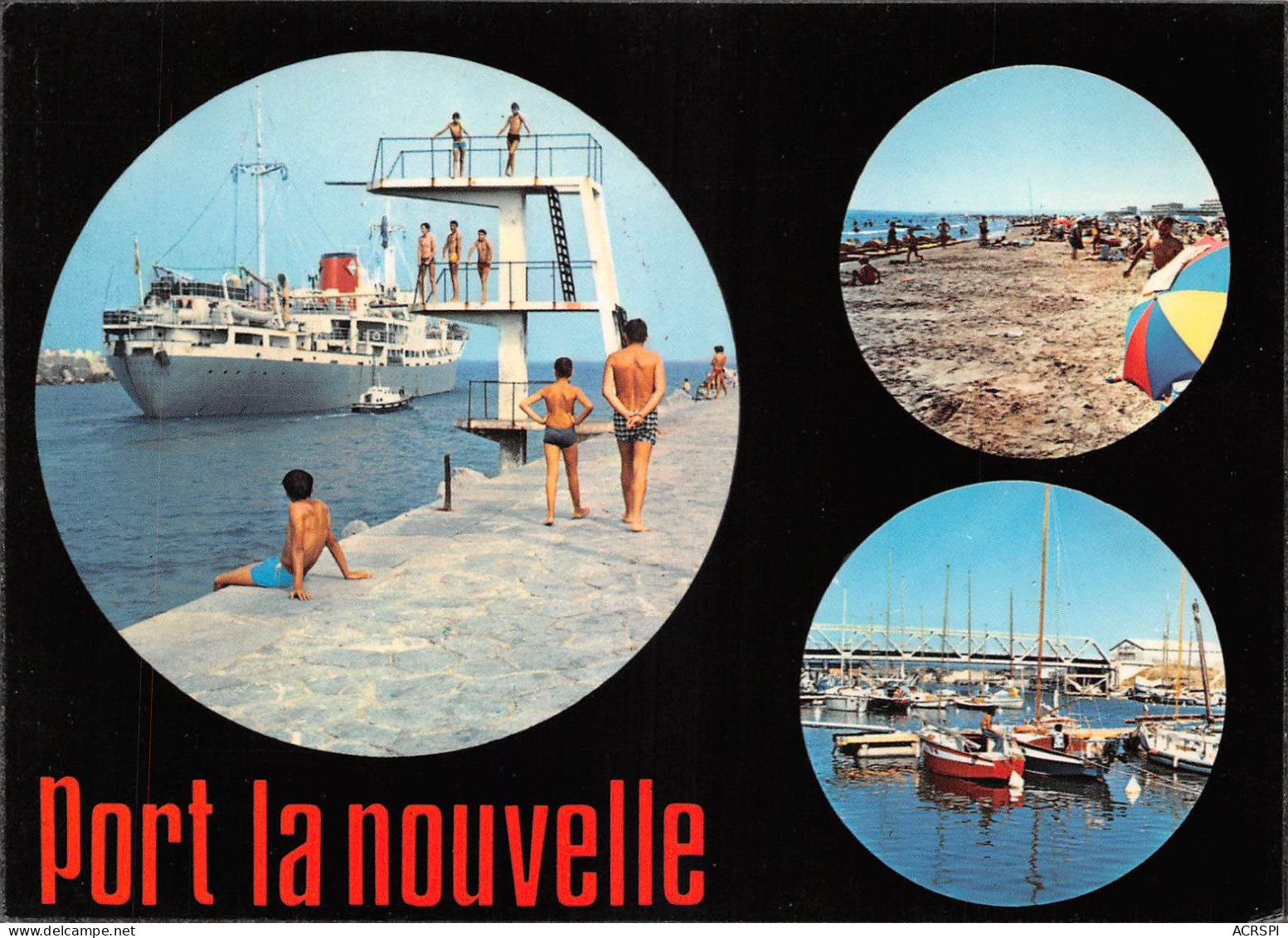 11 PORT LA NOUVELLE   Divers Vues De La Station Souvenir Le Plongeoir   (Scan R/V) N°   15   \MR8078 - Port La Nouvelle