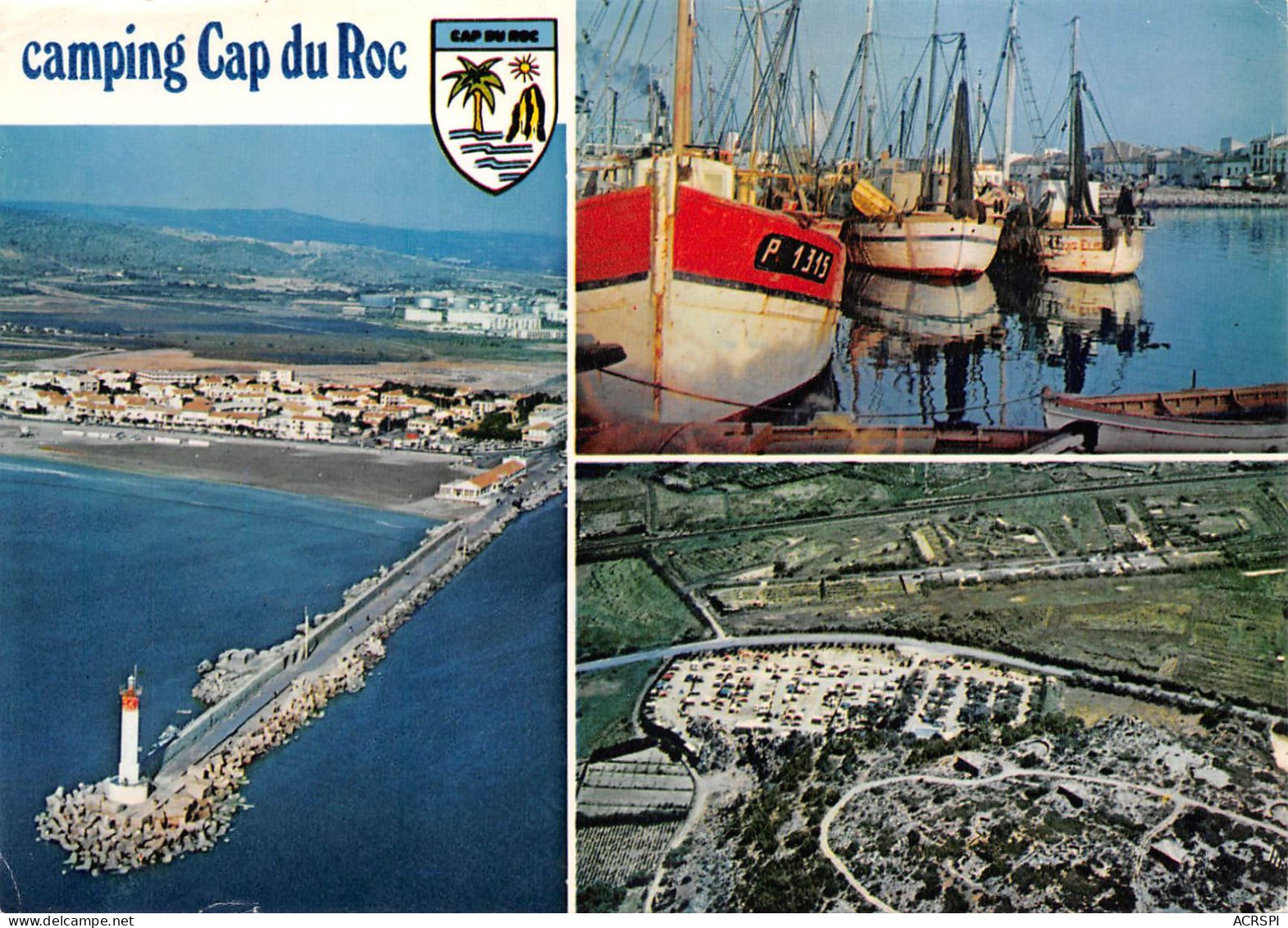 11 PORT LA NOUVELLE  Camping CAP Du ROC                 (Scan R/V) N°   2   \MR8078 - Port La Nouvelle
