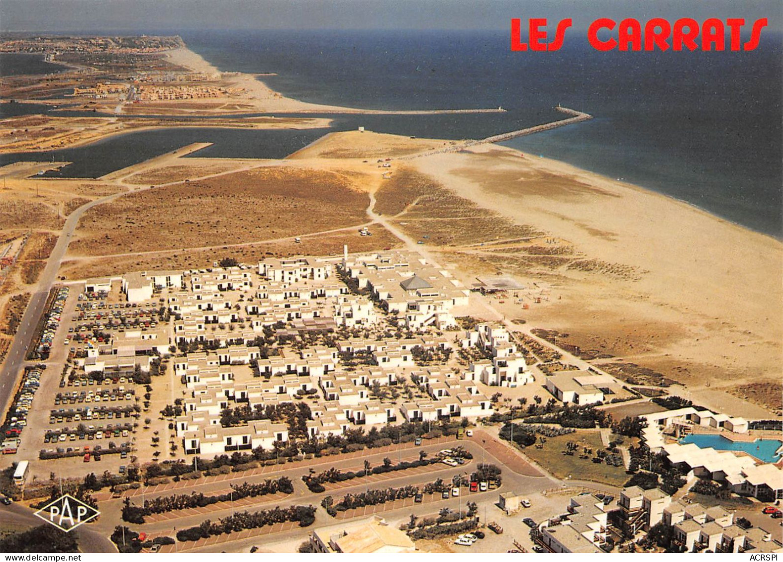 11 PORT LEUCATE  Vue Aérienne Des Carrats  Et Du Litoral      (Scan R/V) N°   37    \MR8076 - Leucate