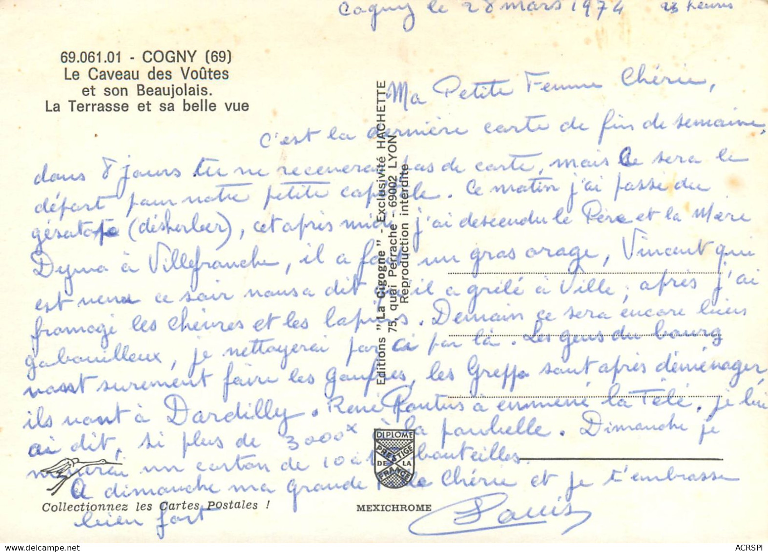 69    COGNY  Le Caveau Des Voutes        (scan R/V)  N°  50  \ MR8086 - Altri & Non Classificati