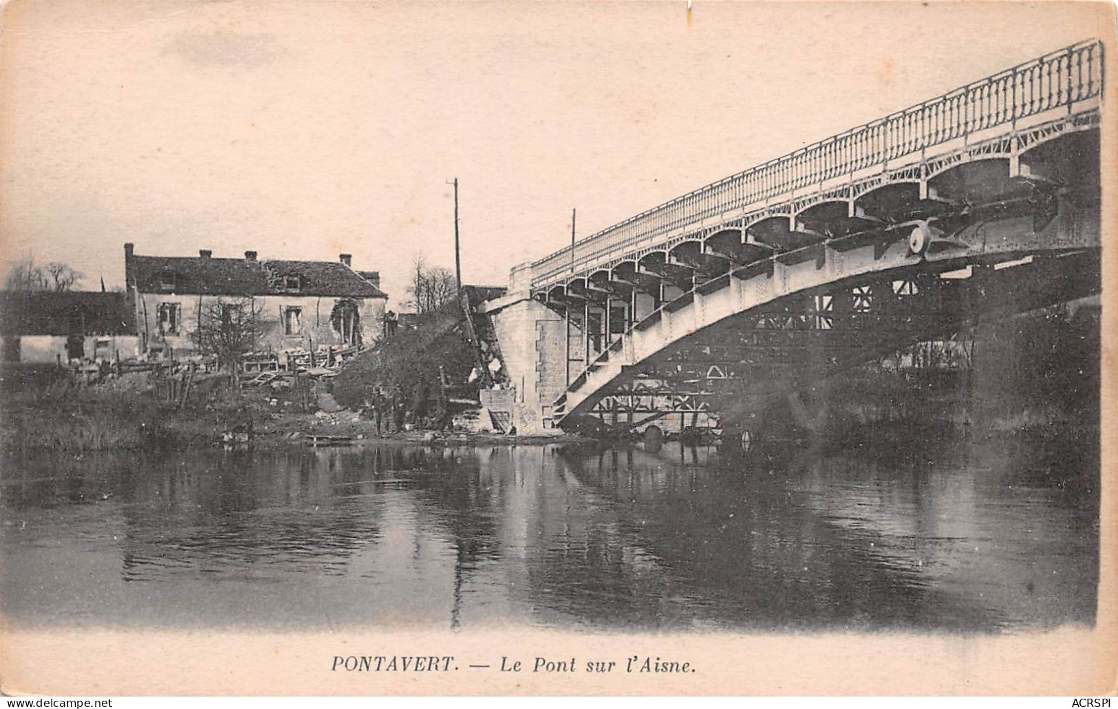 02   PONTAVERT  Le Pont Sur L'Aisne           (Scan R/V) N°   15   \MR8085 - Laon