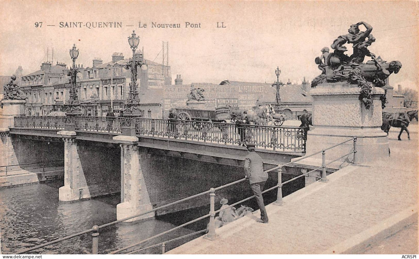 02   SAINT-QUENTIN    Le Nouveau Pont       (Scan R/V) N°  25   \MR8084 - Saint Quentin