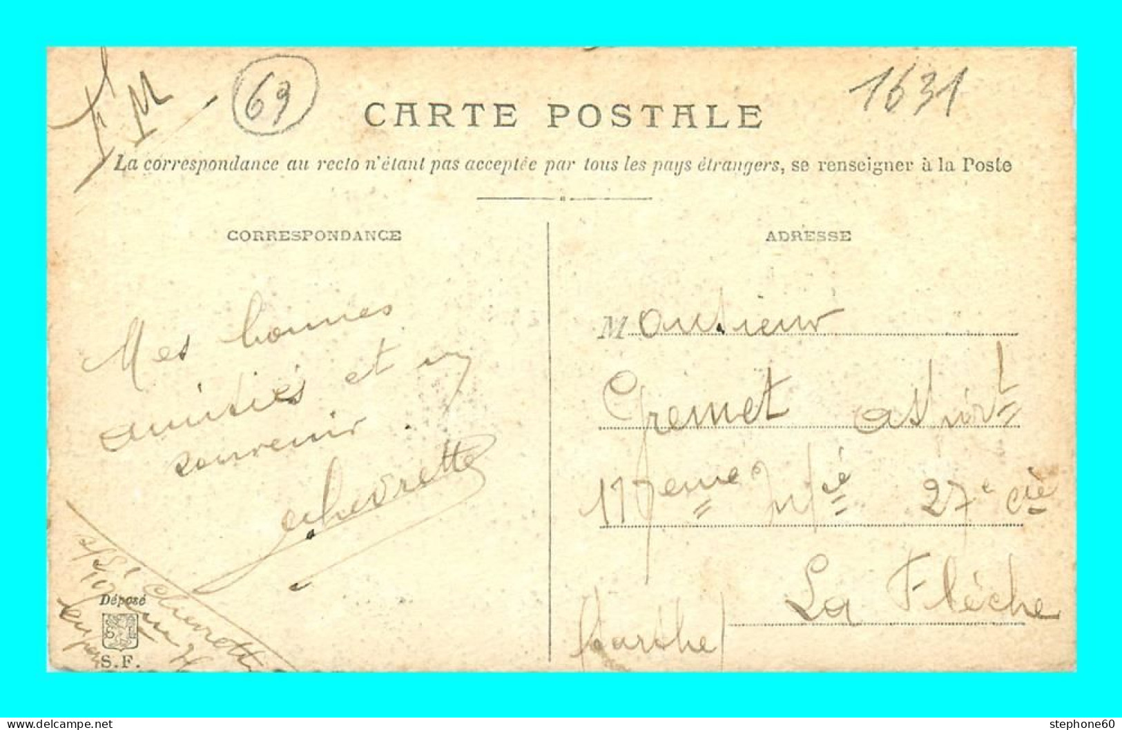 A890 / 007 69 - LYON En 1850 Tour D'Albigny Pres De Neuville - Other & Unclassified