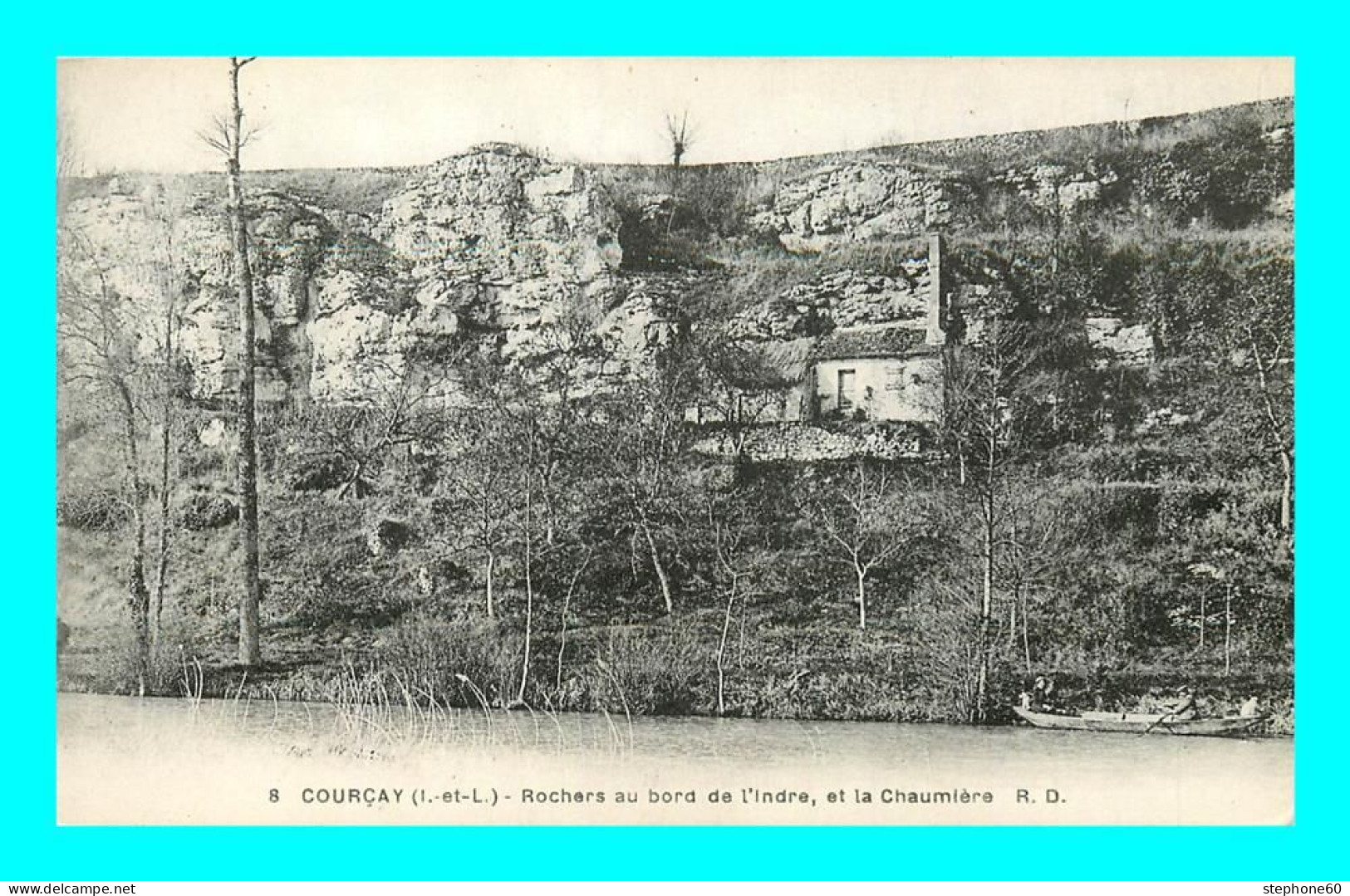 A888 / 407 37 - COURCAY Rochers Au Bord De L'Indre Et La Chaumiere - Altri & Non Classificati