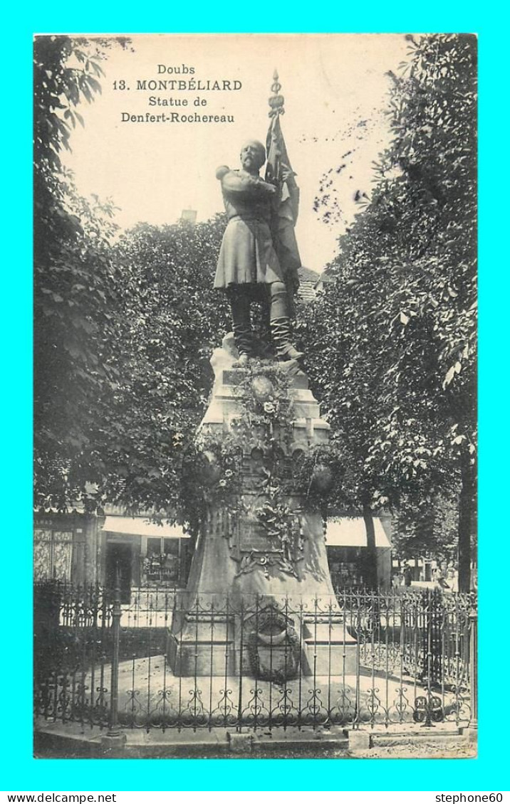 A886 / 669 25 - MONTBELIARD Statue De Denfert Rochereau - Montbéliard