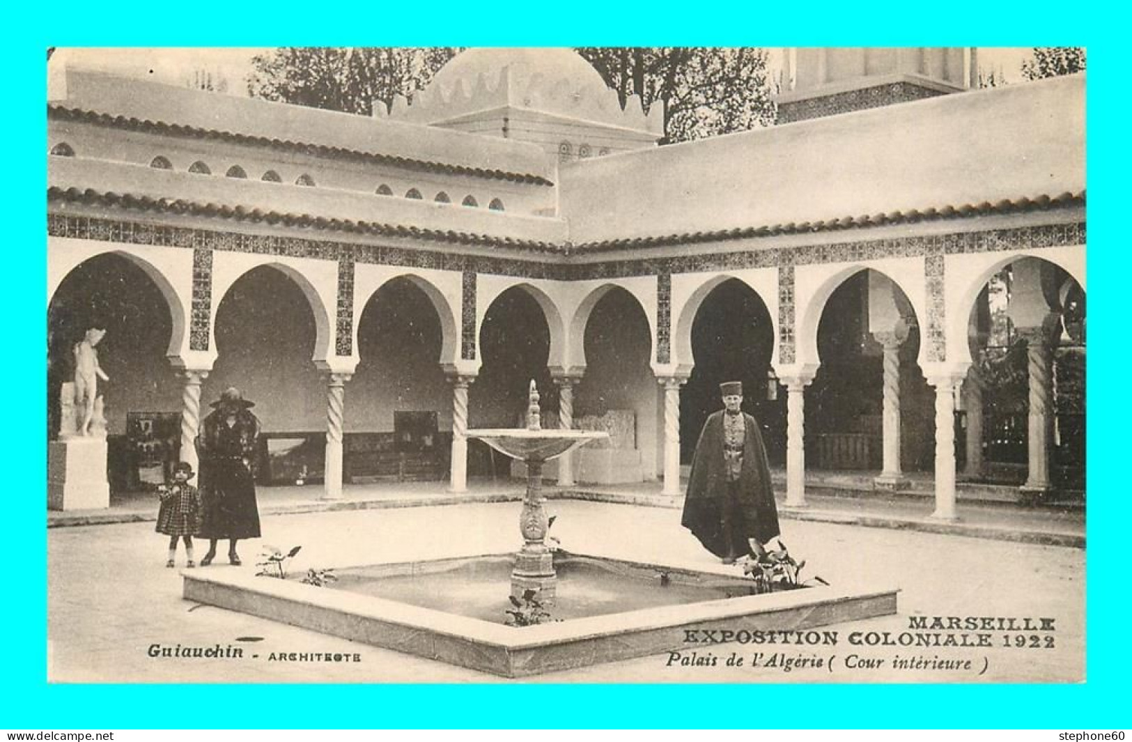 A887 / 343 13 - MARSEILLE Exposition Coloniale 1922 Palais De L'Algérie - Koloniale Tentoonstelling 1906-1922