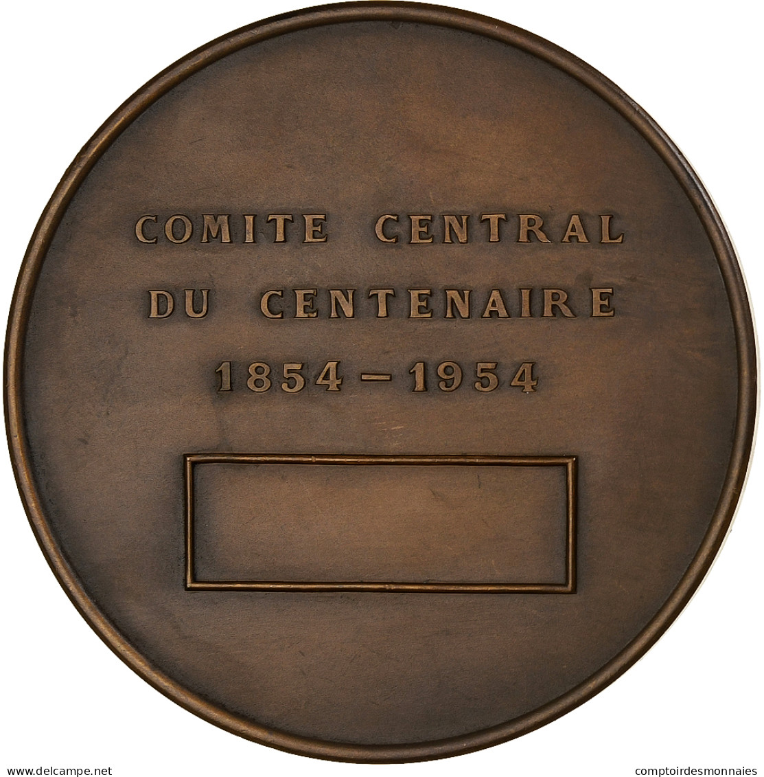 France, Médaille, Comité Centrale Du Centenaire, Maréchal Lyautey, 1954 - Other & Unclassified