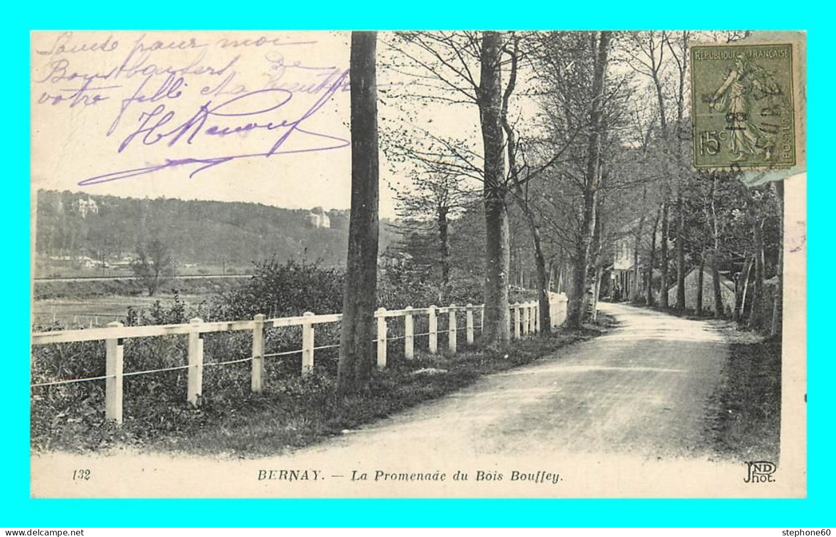 A883 / 463 27 - BERNAY Promenade Du Bois Bouffey - Bernay