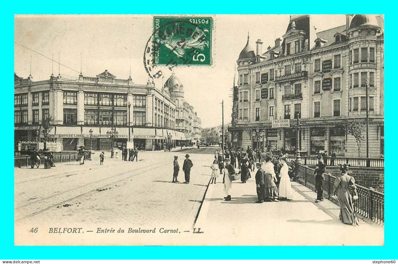 A885 / 379 90 - BELFORT Entrée Du Boulevard Carnot - Sonstige & Ohne Zuordnung