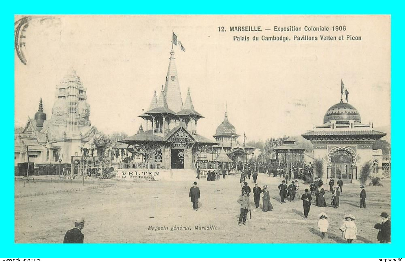 A881 / 259 13 - MARSEILLE Exposition Coloniale 1906 Palais Du Cambodge - Exposiciones Coloniales 1906 - 1922