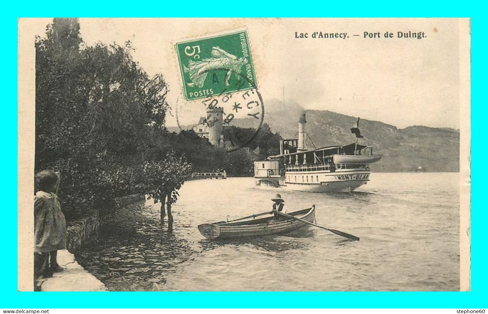 A884 / 361 74 - Lac D'Annecy Port De Duingt ( Bateau ) - Duingt
