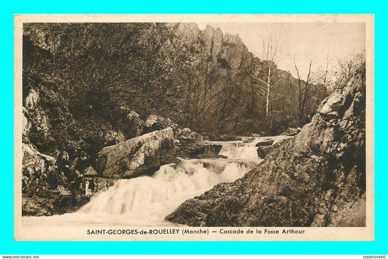 A883 / 417 50 - SAINT GEORGES DE ROUELLEY Cascade De La Fosse Arthour - Autres & Non Classés