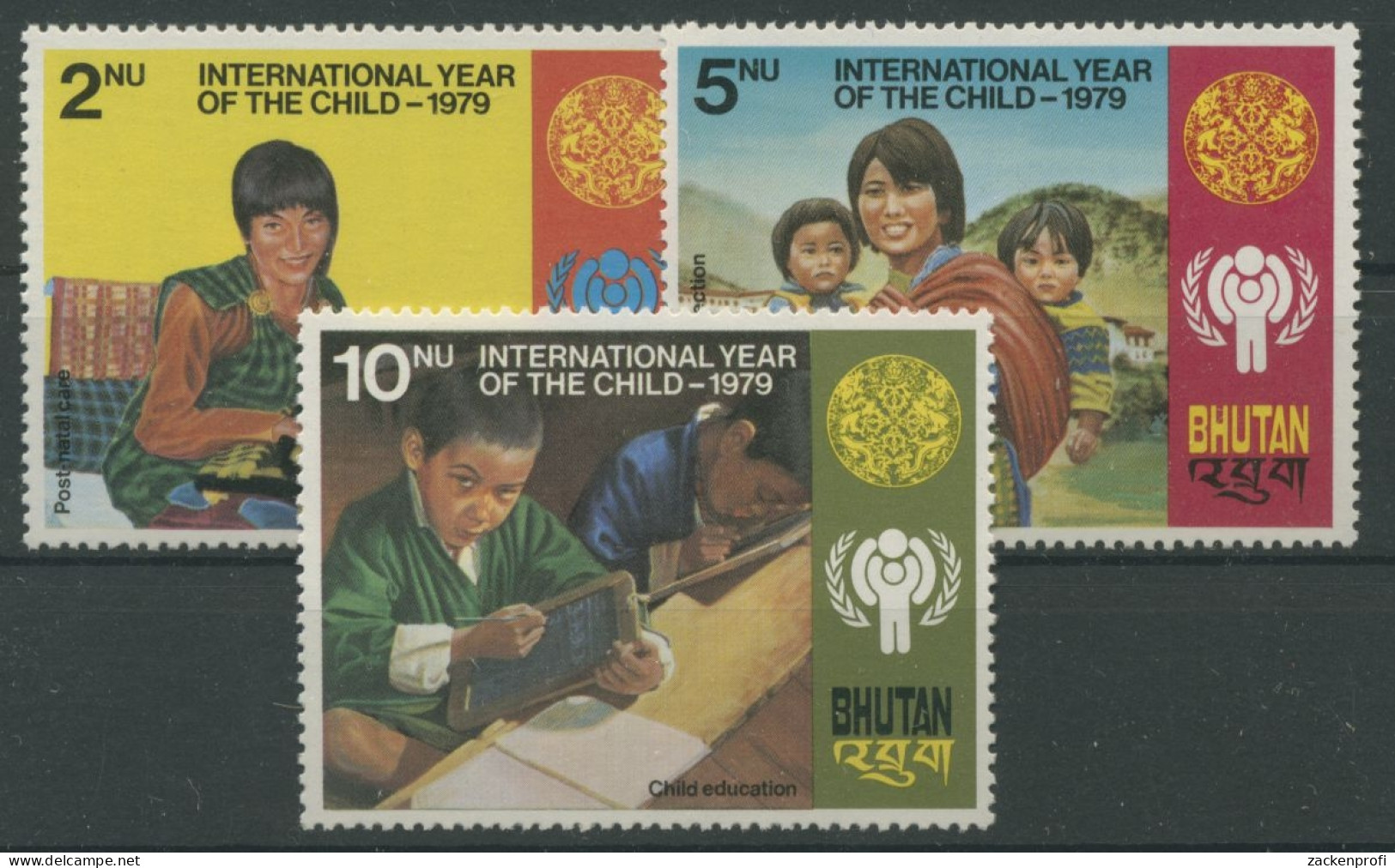 Bhutan 1979 Jahr Des Kindes 728/30 A Postfrisch - Bhután