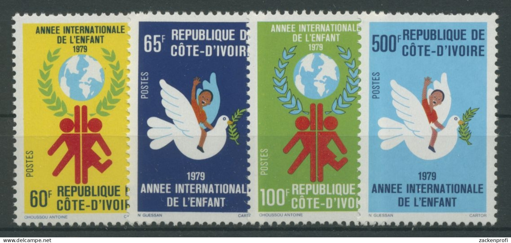 Elfenbeinküste 1979 Jahr Des Kindes 587/90 Postfrisch - Ivoorkust (1960-...)