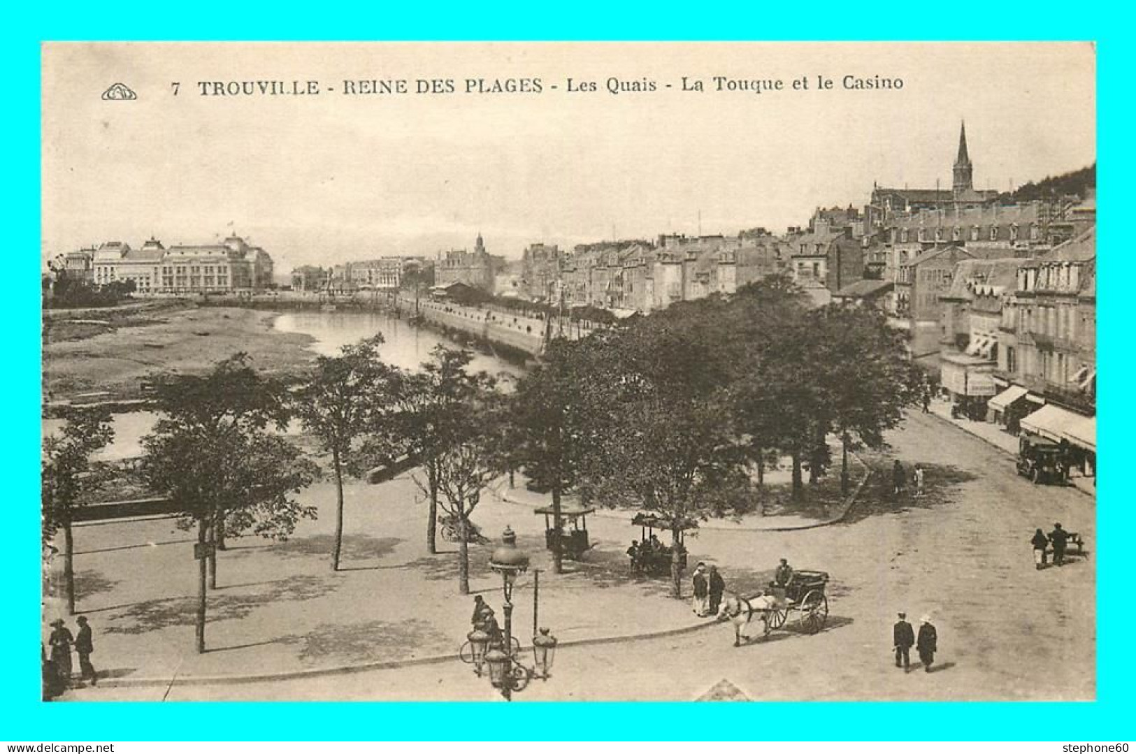 A884 / 147 14 - TROUVILLE Les Quais La Touque Et Casino - Trouville