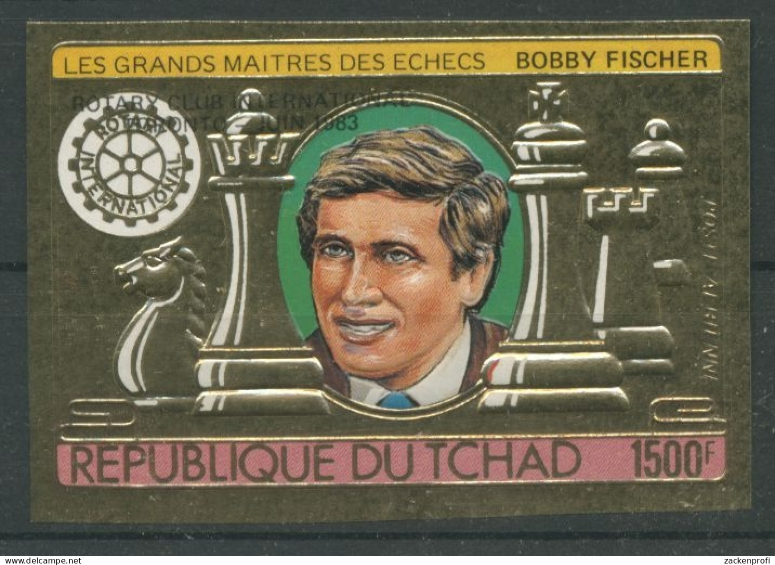 Tschad 1982 Schachgroßmeister Bobby Fischer 951 B Postfrisch - Tchad (1960-...)