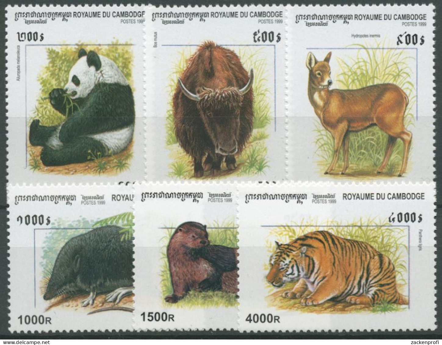 Kambodscha 1999 Säugetiere 2005/10 Postfrisch - Cambodia