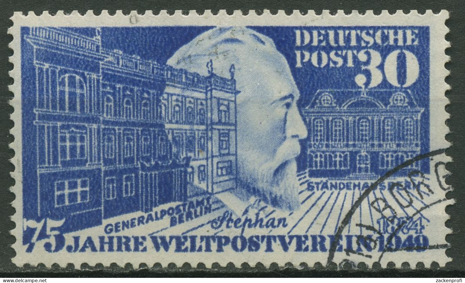 Bund 1949 75 Jahre Weltpostverein, Heinrich Von Stephan 116 Gestempelt - Usados