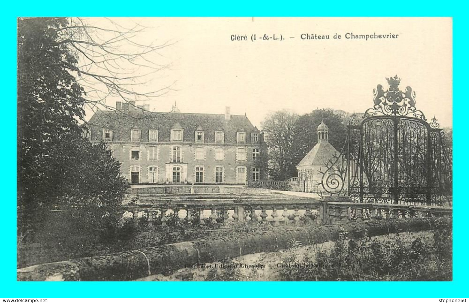 A880 / 475 37 - CLERE Chateau De Champchevrier - Autres & Non Classés