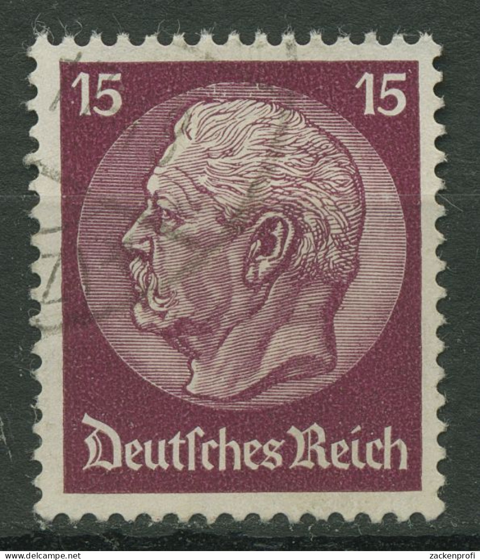 Deutsches Reich 1933 Hindenburg WZ Waffeln 488 Gestempelt - Usati