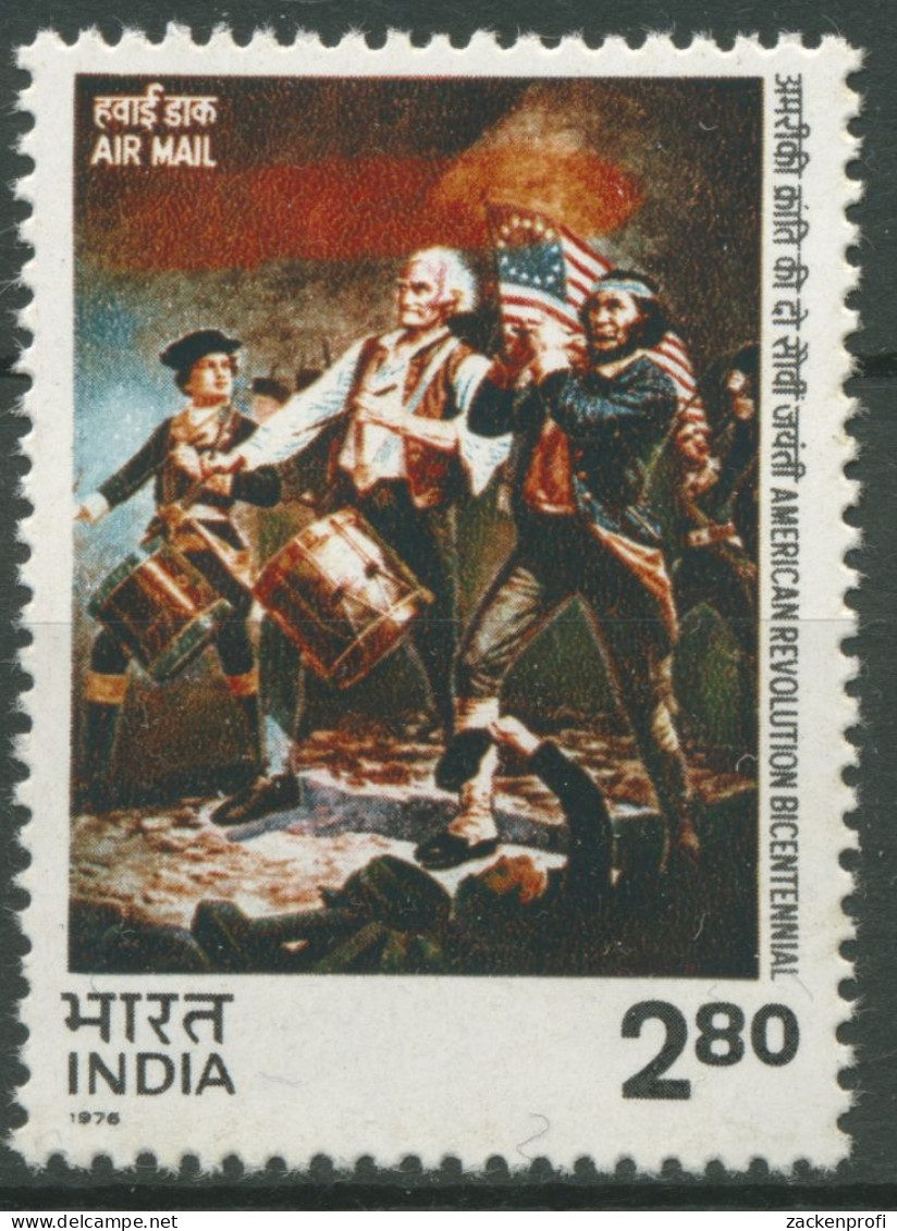 Indien 1976 200 Jahre Unabhängigkeit Der USA 678 Postfrisch - Ungebraucht