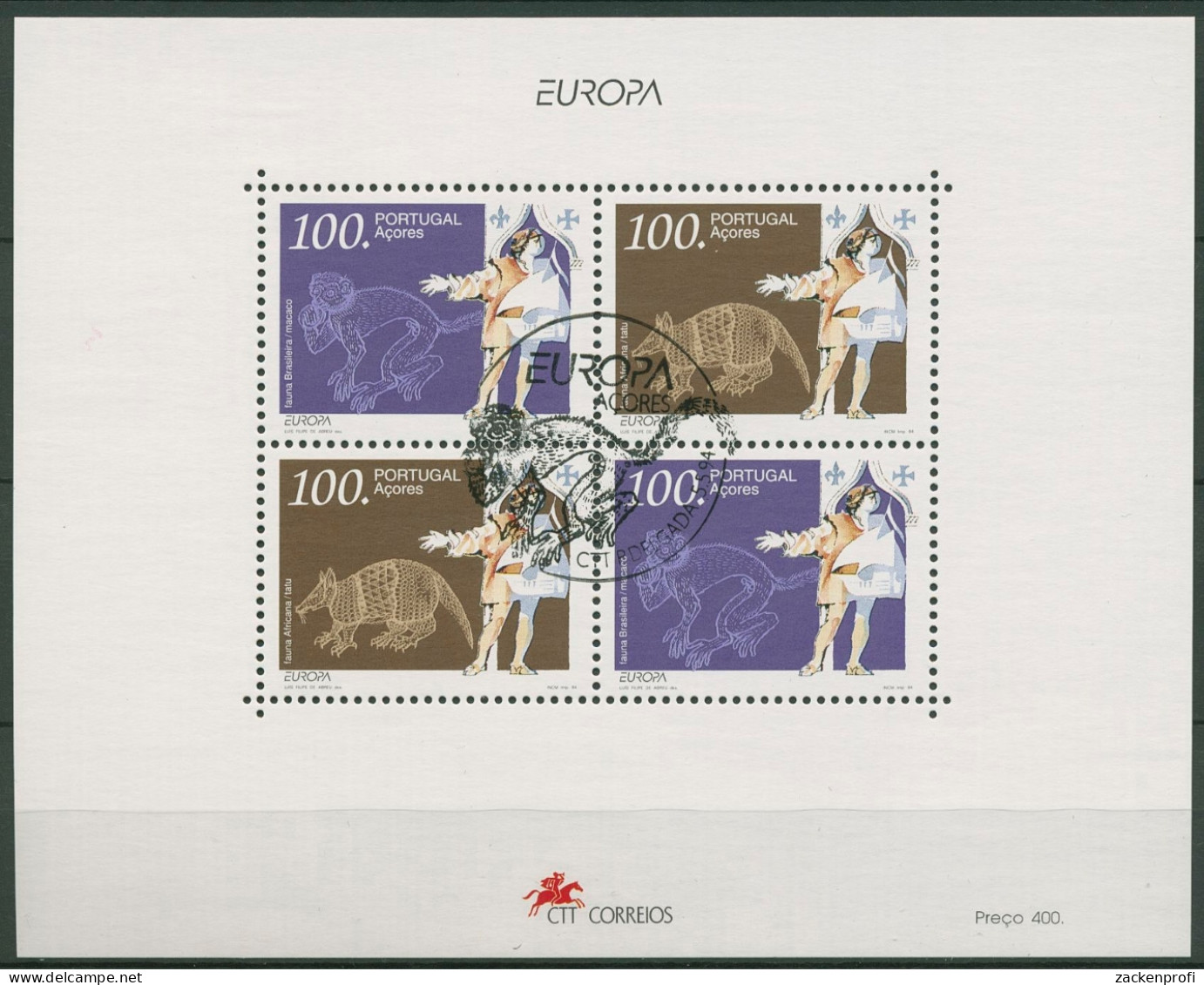 Portugal - Azoren 1994 Europa CEPT Erfindungen Block 14 Gestempelt (C90951) - Azores