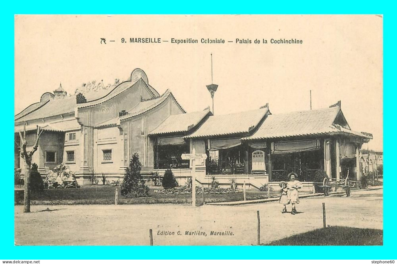 A881 / 287 13 - MARSEILLE Exposition Coloniale Palais De La Cochinchine - Colonial Exhibitions 1906 - 1922