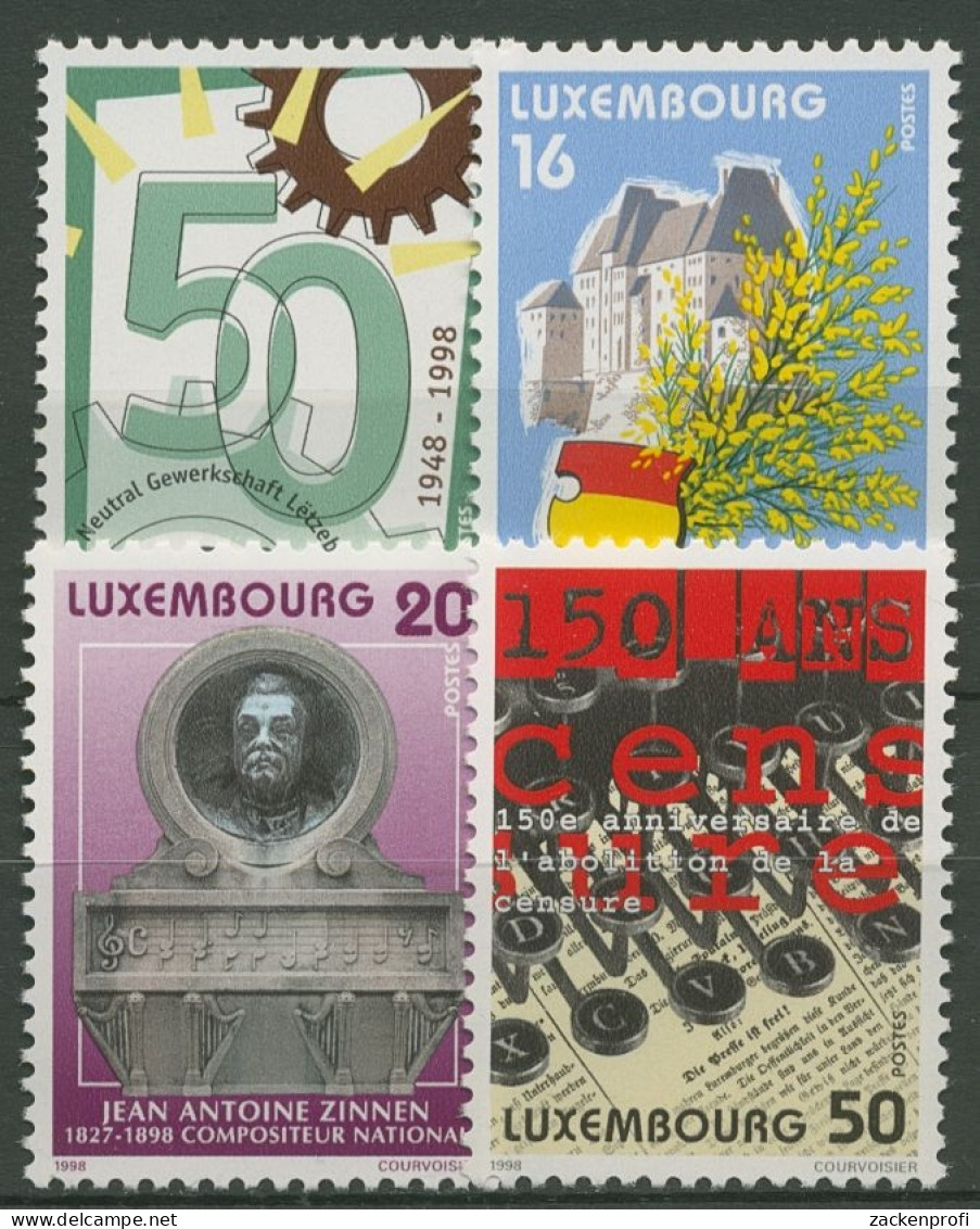 Luxemburg 1998 Ereignisse Feierlichkeiten 1442/45 Postfrisch - Ungebraucht