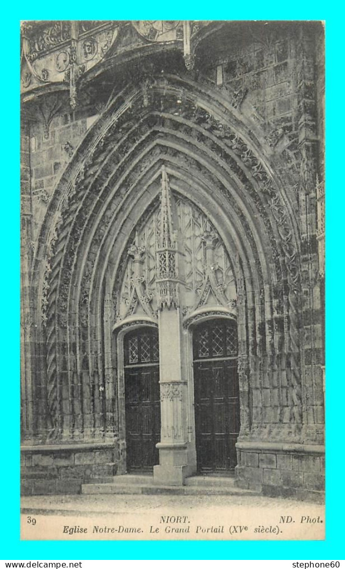 A878 / 601 79 - NIORT Eglise Notre Dame Le Grand Portail - Niort