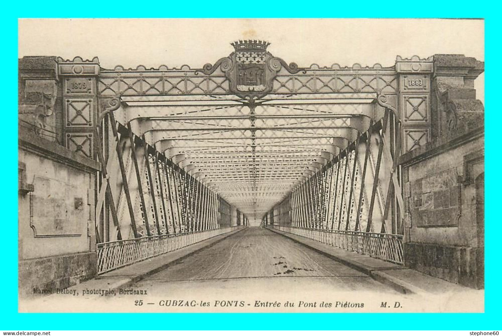 A878 / 395 33 - CUBZAC LES PONTS Entrée Du Pont Des Piétons - Cubzac-les-Ponts