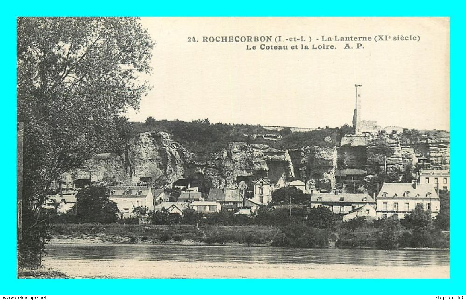 A878 / 289 37 - ROCHECORBON Ma Manterne Le Coteau Et La Loire - Rochecorbon