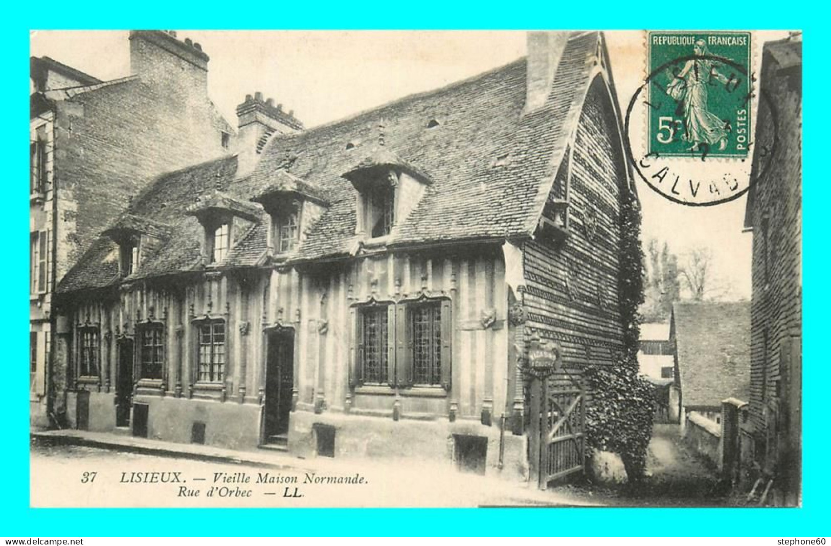A880 / 157 14 - LISIEUX Vieille Maison Normande Rue D'Orbec - Lisieux