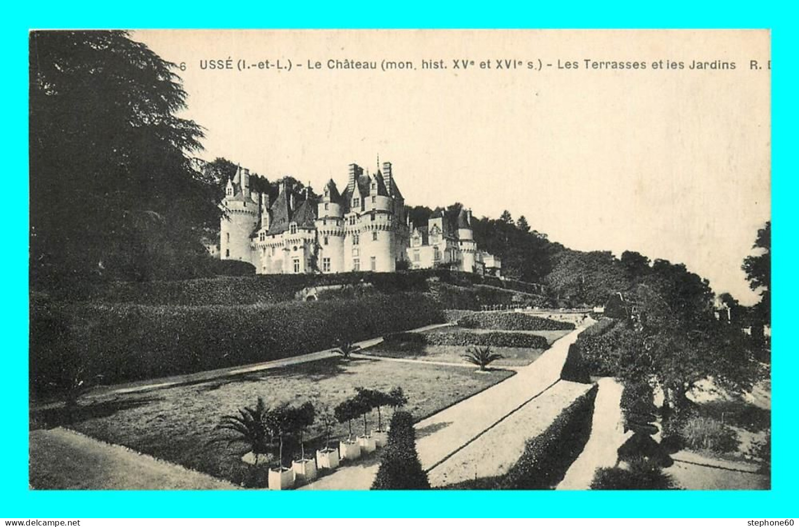 A880 / 091 37 - USSE Chateau Terrasses Et Les Jardins - Autres & Non Classés