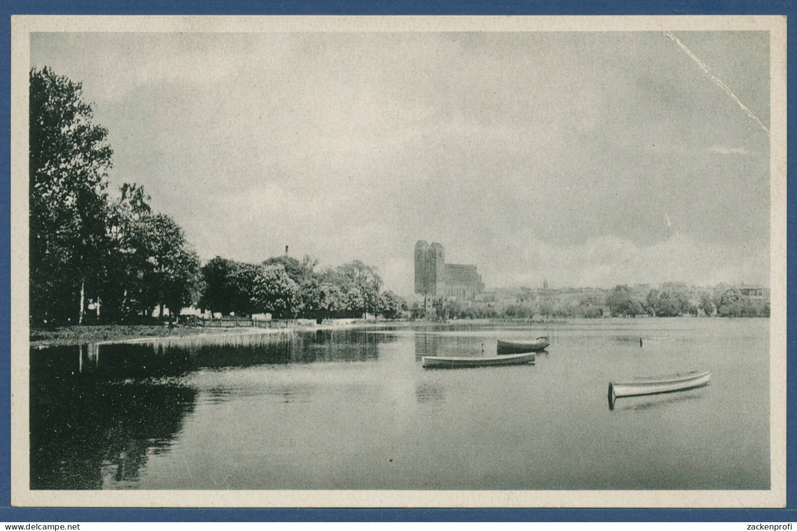 Prenzlau Uckersee Hotel Schwarzer Adler, Gelaufen 1942 (AK3539) - Prenzlau