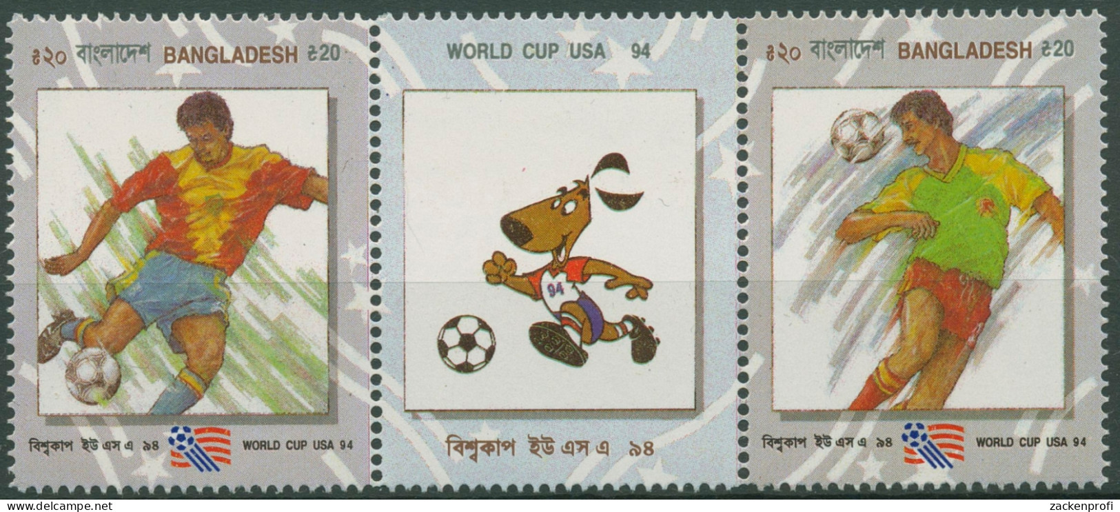Bangladesch 1994 Fußball-WM USA 482/83 ZD Postfrisch - Bangladesh