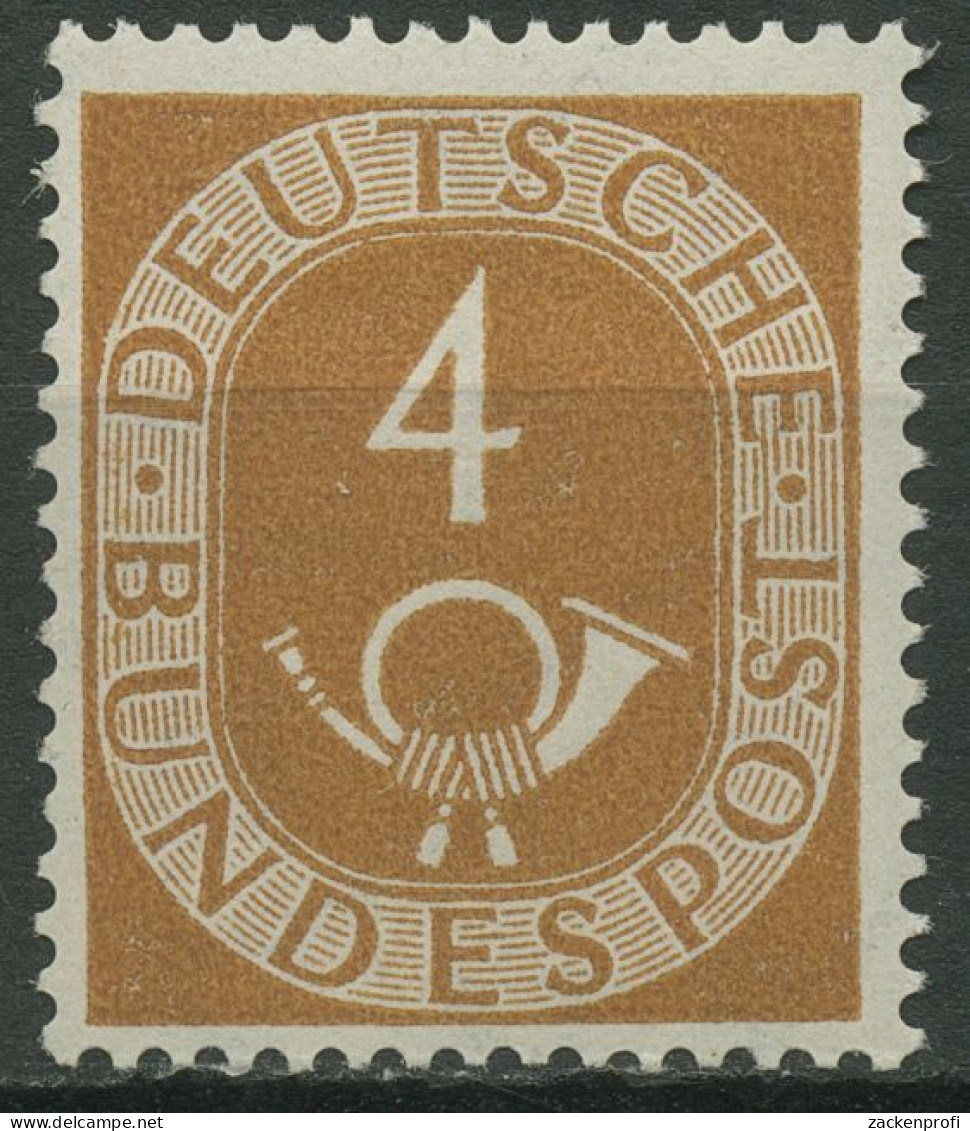 Bund 1951 Freimarke Posthorn 124 Postfrisch - Neufs