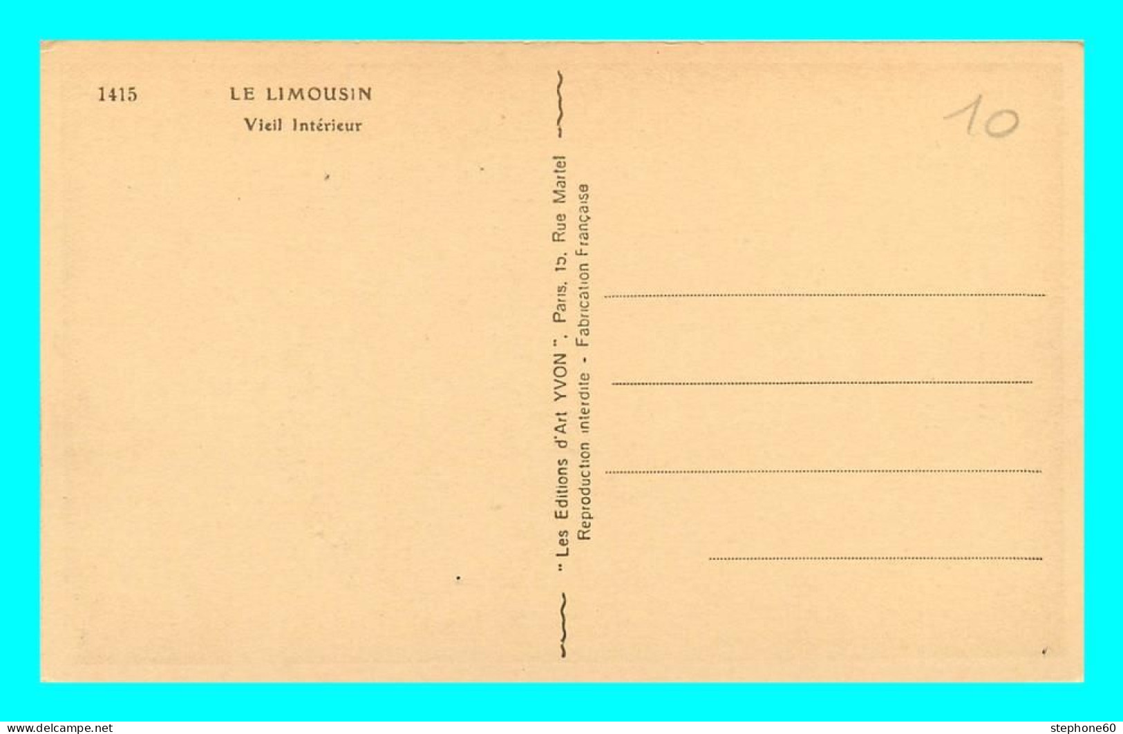 A880 / 273 86 - Le Limousin Vieil Intérieur - Other & Unclassified