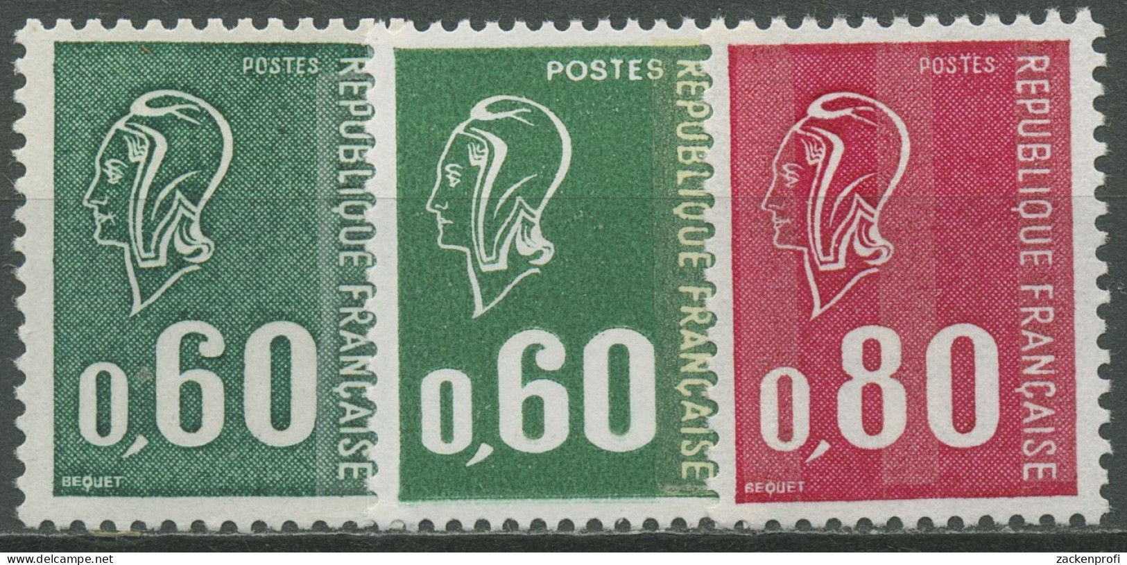 Frankreich 1974 Freimarken Marianne 1888/89 Y Postfrisch - Nuevos