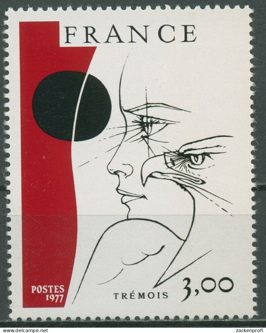 Frankreich 1977 Zeitgenössische Kunst Pierre-Yves Trémois 2044 Postfrisch - Neufs