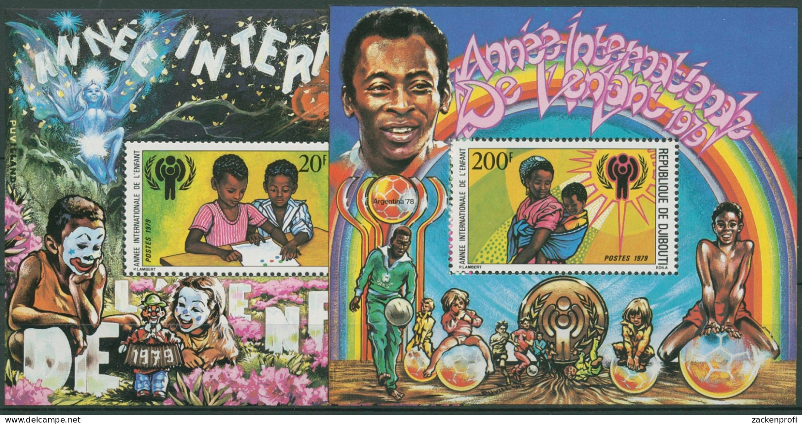 Dschibuti 1979 Internationales Jahr Des Kindes Block 1/2 A Postfrisch (C29879) - Dschibuti (1977-...)