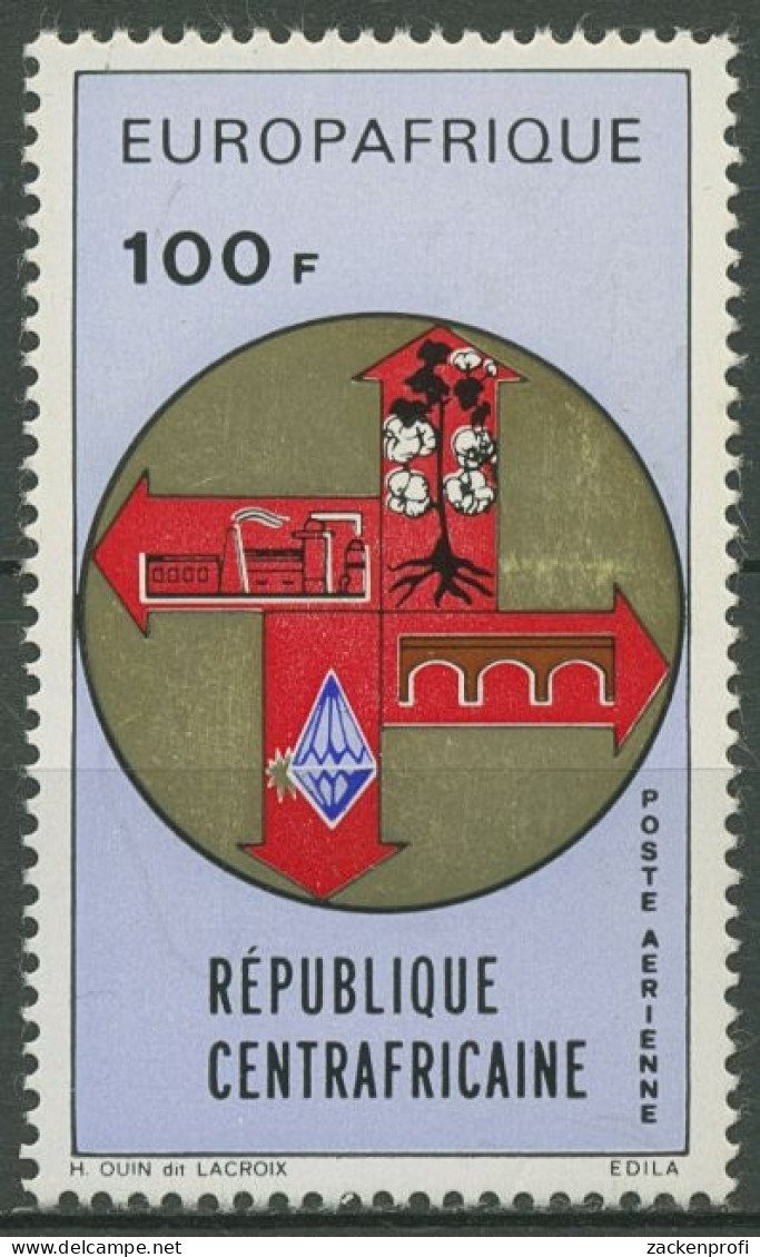 Zentralafrikanische Republik 1972 EUROPAFRIQUE 288 Postfrisch - Central African Republic